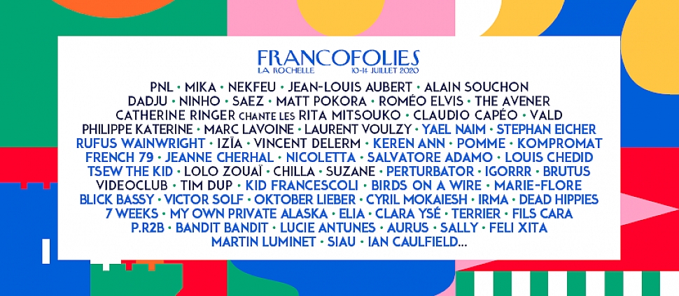 Annulé : Les Francofolies 2020