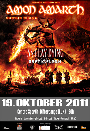 Amon Amarth Surtur Rising Europe Tour