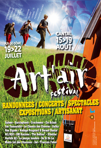 Art'air festival session Cantal