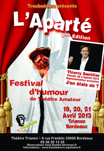 L'Aparté Festival d'humour de théâtre amateur