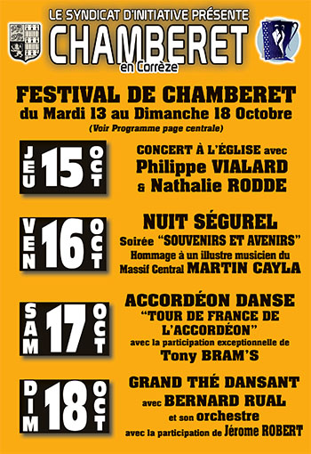 Festival d'Accordéon à Chamberet