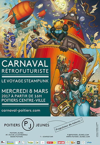 Carnaval rétrofuturiste - Le voyage Steampunk