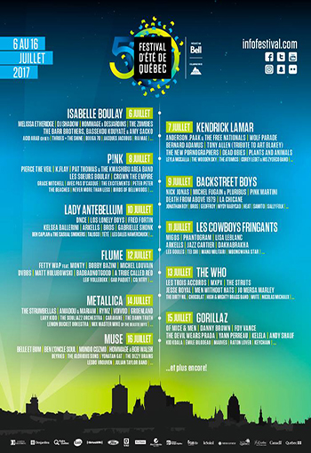 Le festival d'été de Québec