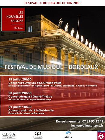 Festival de Musique Bordeaux - Les Nouvelles Saisons 