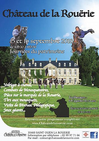 Journée du patrimoine Chateau de la Rouerie