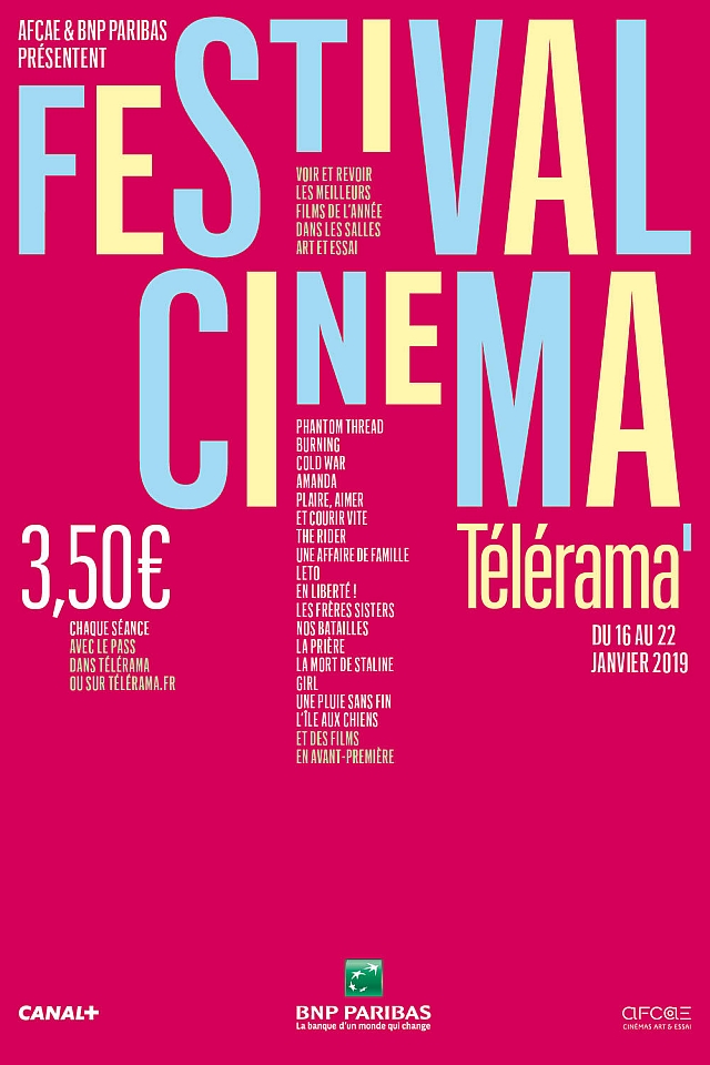 Festival de Cinéma Télérama Festival France 2023 Guide, Programmation, concerts, billets...