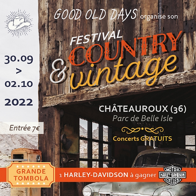 Festival country/vintage/rock'n roll Good Old Days Festival France