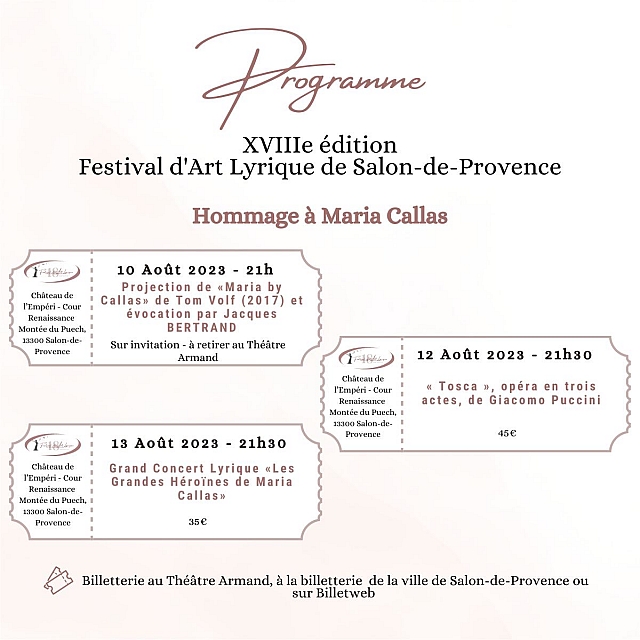 Festival d Art Lyrique de Salon-de-Provence