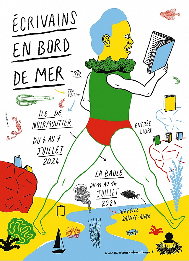 Ecrivains en bord de mer