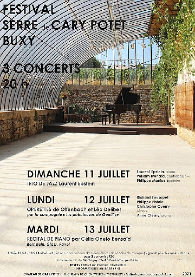 Festival de la Serre de Cary Potet