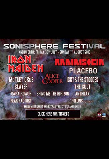 Sonisphere Festival Knebworth